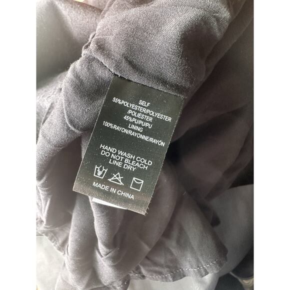 Anthropologie Sunday in Brooklyn Black Faux Leather Dress Size S - Picture 9 of 9